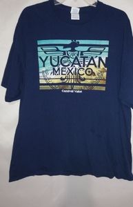 Yucatan Mexico Navy Blue Top 2X Pkus